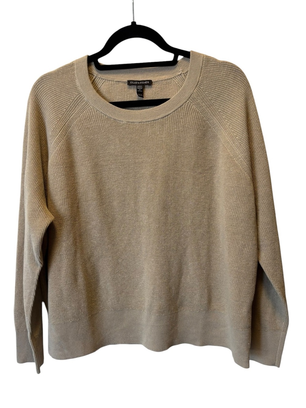EILEEN FISHER Organic Linen & Organic Cotton Sweater Women's XL